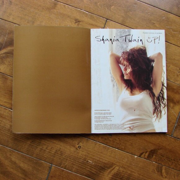 Shania Twain Up Piano Vocal Guitar Chords Sheet Music Song Book - Picture 2 of 6